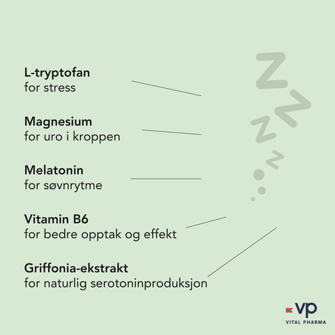 Ingredienser som hjelper deg sovne raskt